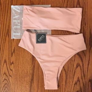 Zaful Swim Pink Bikini